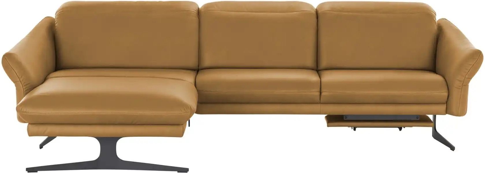 himolla Ecksofa Leder 1059 ¦ gelb ¦ Maße (cm): B: 284 H: 83 T: 179.0 Polstermöbel > Sofas > Ecksofas - Höffner