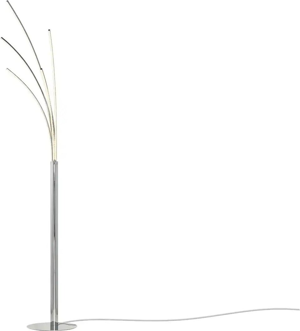 Thumbnail - Meisterleuchten LED-Bogenleuchte 5-flammig chrom ¦ silber ¦ Maße (cm): B: 30 H: 165 T: 26.0 Lampen & Leuchten > Steh...