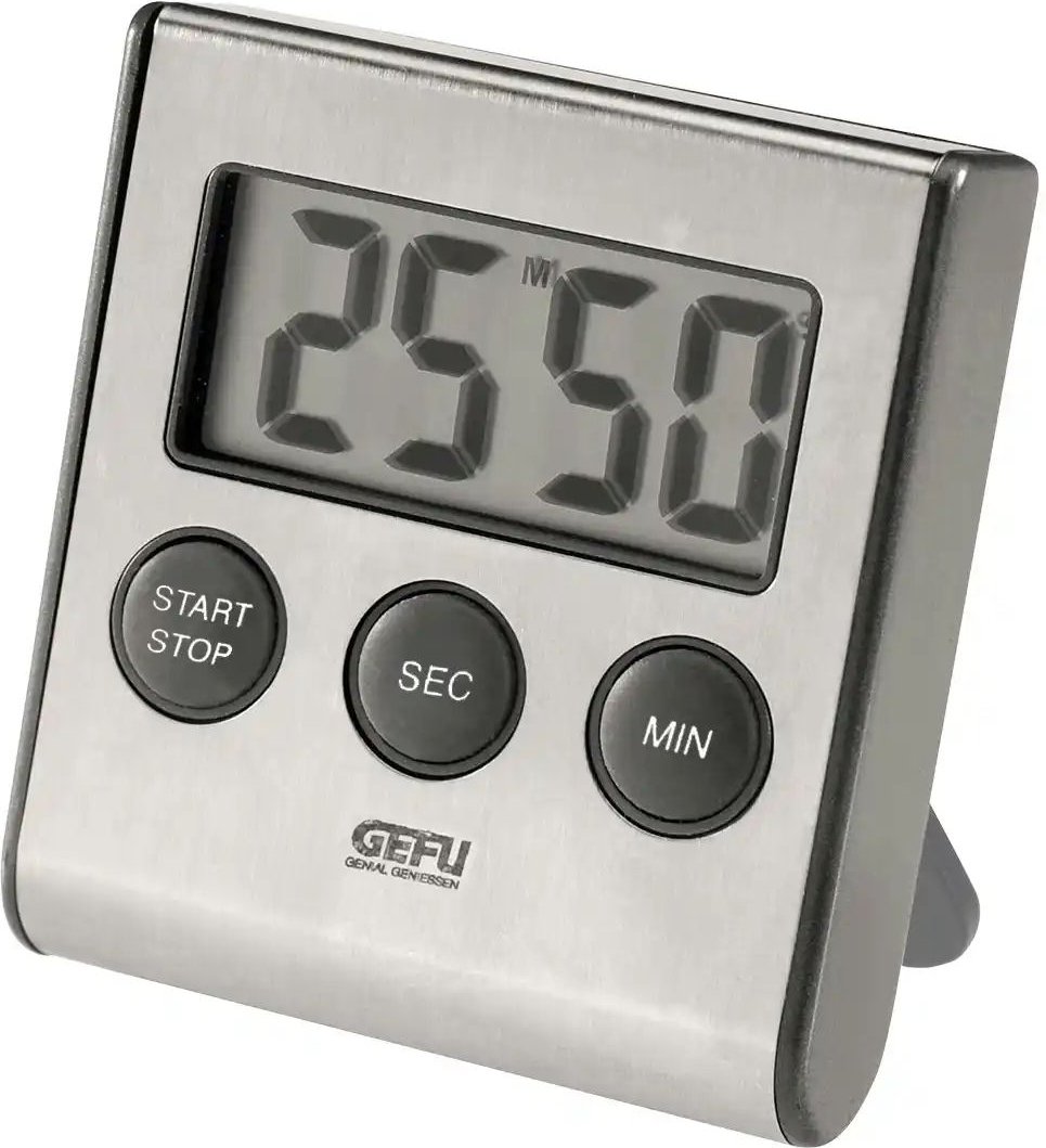 Thumbnail - Gefu Digital-Timer CONTARE ¦ silber ¦ Kunststoff ¦ Maße (cm): B: 1,9 H: 7,2 Accessoires > Uhren & Wetterstationen - Höf...