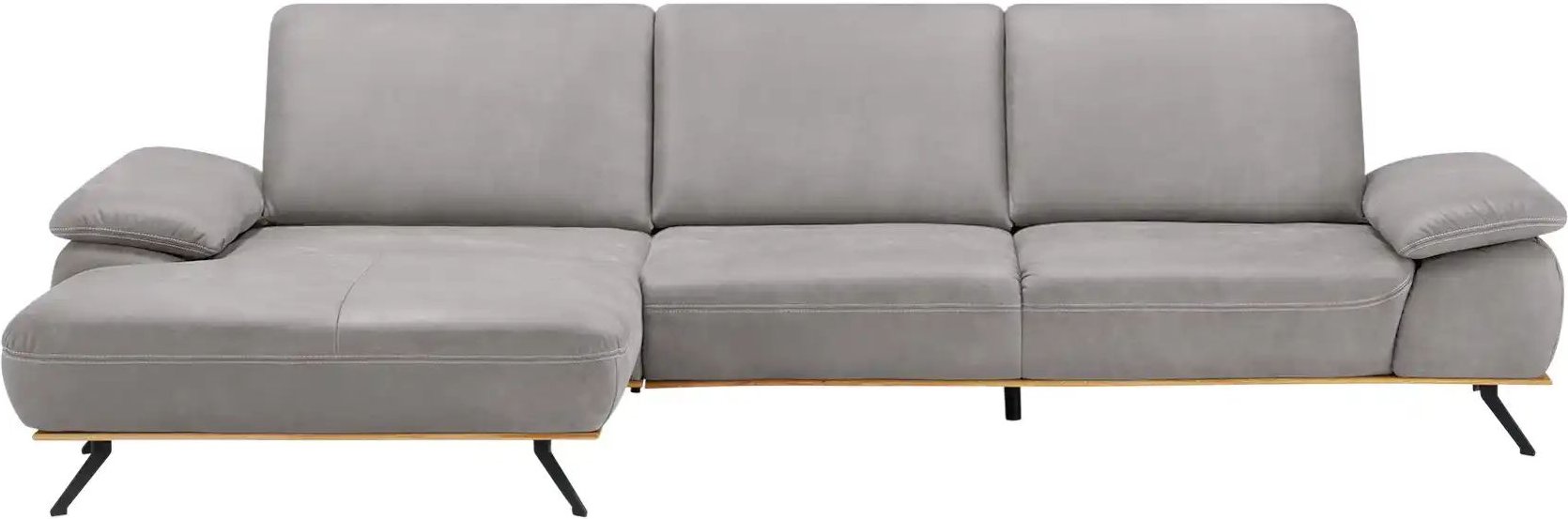 meinSofa Ecksofa Fiona ¦ grau ¦ Maße (cm): B: 322 H: 89 T: 187.0 Polstermöbel > Sofas > Ecksofas - Höffner