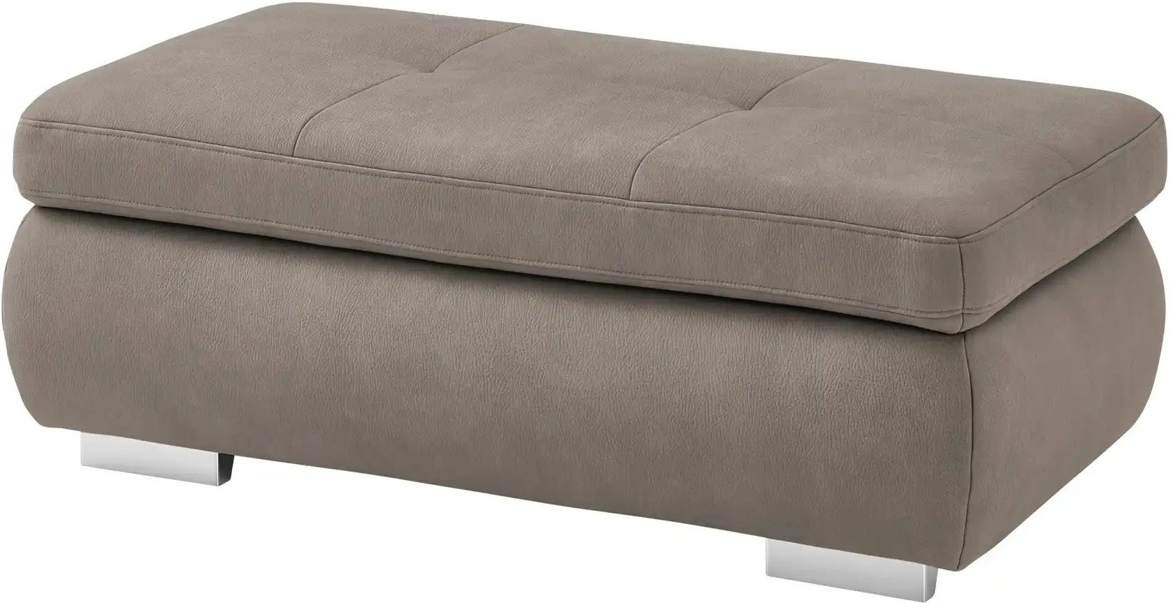Lounge Collection XXL- Hocker  aufklappbar  Affair ¦ braun ¦ Maße (cm): B: 129 T: 64.0 Polstermöbel > Hocker - Höffner