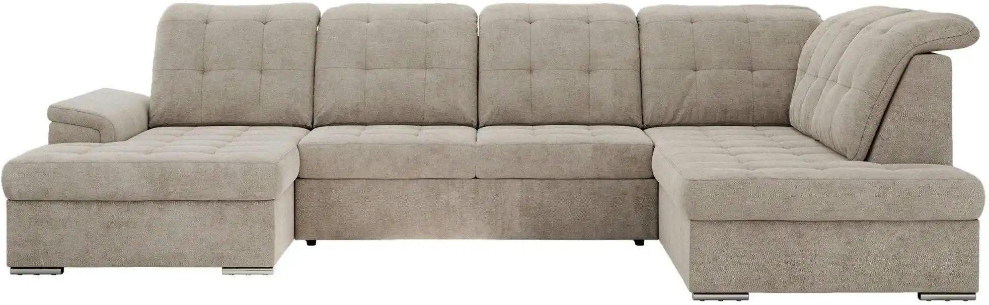 Wohnlandschaft mit Schlaffunktion Madrito ¦ braun ¦ Maße (cm): B: 323 H: 89 Polstermöbel > Sofas > Schlafsofas - Höffner