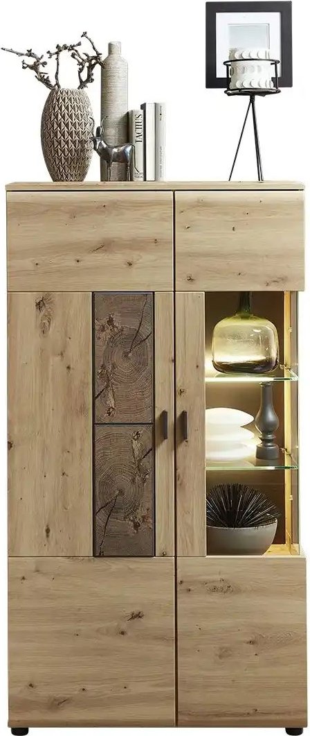 uno Highboard Madera II ¦ holzfarben ¦ Maße (cm): B: 80 H: 148 T: 37.0 Kommoden & Sideboards > Highboards - Höffner