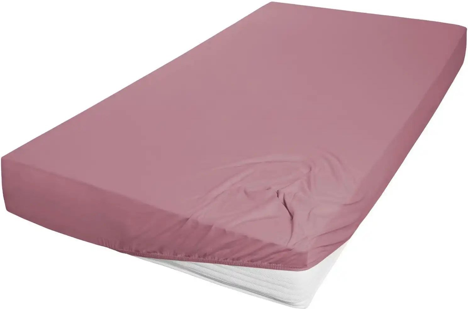 Thumbnail - Jersey Spannbettlaken ¦ rot ¦ Maße (cm): B: 120 H: 22 Bettwaren > Bettlaken - Höffner