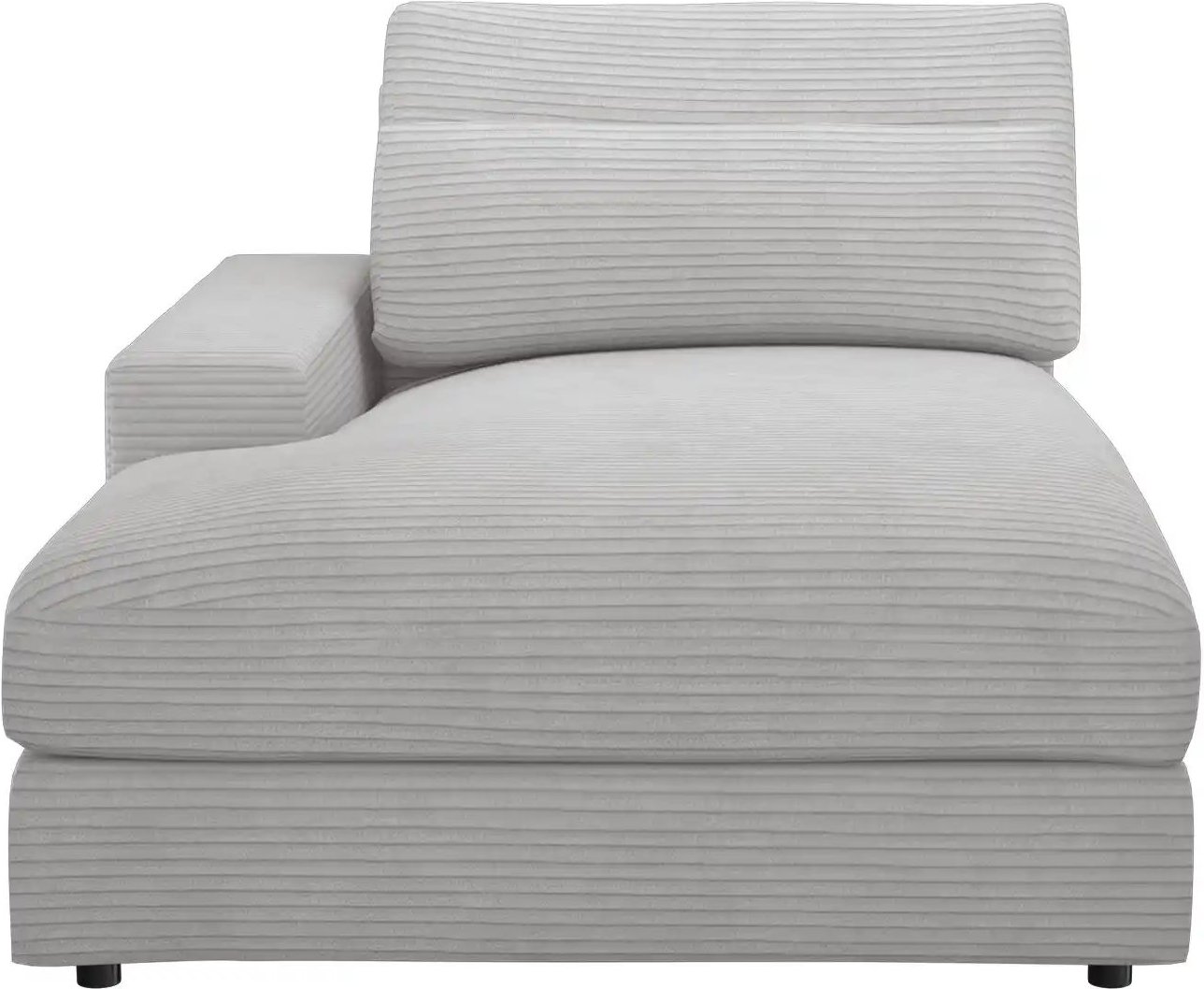 Thumbnail - Element Ottomane Armlehne links Branna ¦ grau ¦ Maße (cm): B: 116 H: 88 T: 164.0 Polstermöbel > Sofas > Modulsofas - Höf...