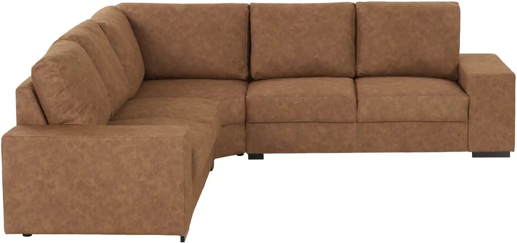 Ecksofa in Lederoptik Reneé ¦ braun ¦ Maße (cm): B: 280 H: 90 T: 280.0 Polstermöbel > Sofas > Ecksofas - Höffner