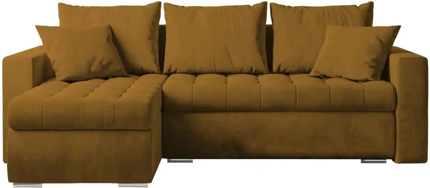 Ecksofa mit Schlaffunktion Luis ¦ gelb ¦ Maße (cm): B: 238 H: 85 Polstermöbel > Sofas > Ecksofas - Höffner