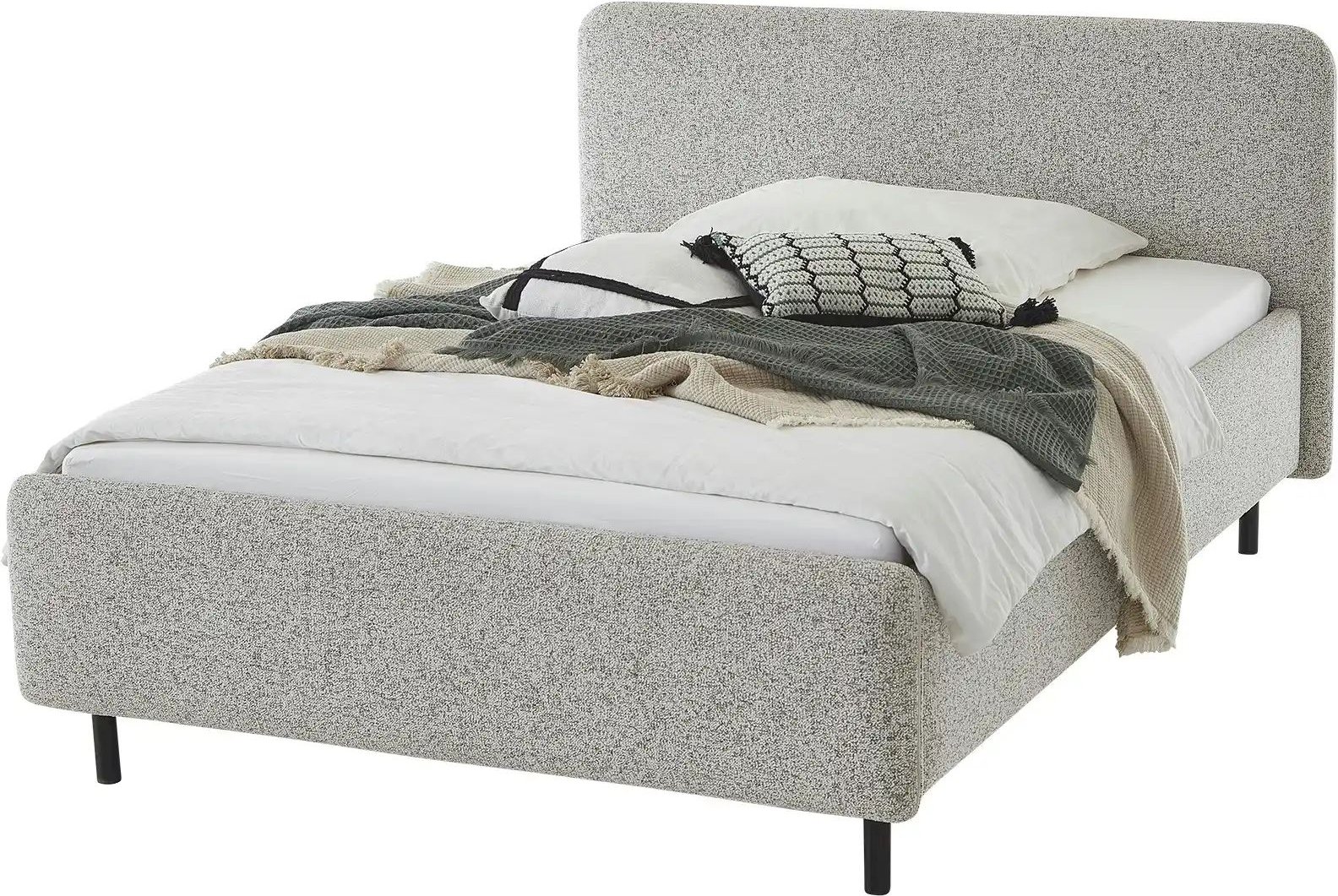 Thumbnail - Polsterbett in meliertem Webstoff Primo ¦ beige ¦ Maße (cm): B: 160 H: 105 Betten > Komfortbetten - Höffner