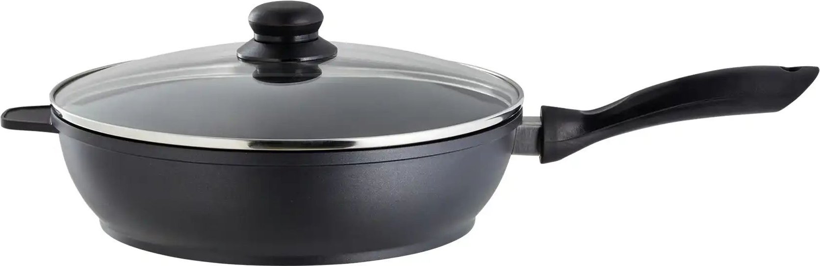 for friends Schmorpfanne 28cm Aluguss ¦ schwarz ¦ Aluminium Ø: 28 Töpfe & Pfannen & Zubehör > Pfannen > Schmorpfannen -...