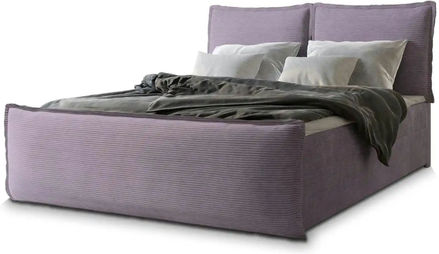 MASSENO Boxbett mit Bettkasten Monta ¦ rosa/pink ¦ Maße (cm): B: 140 H: 98 Betten > Polsterbetten - Höffner