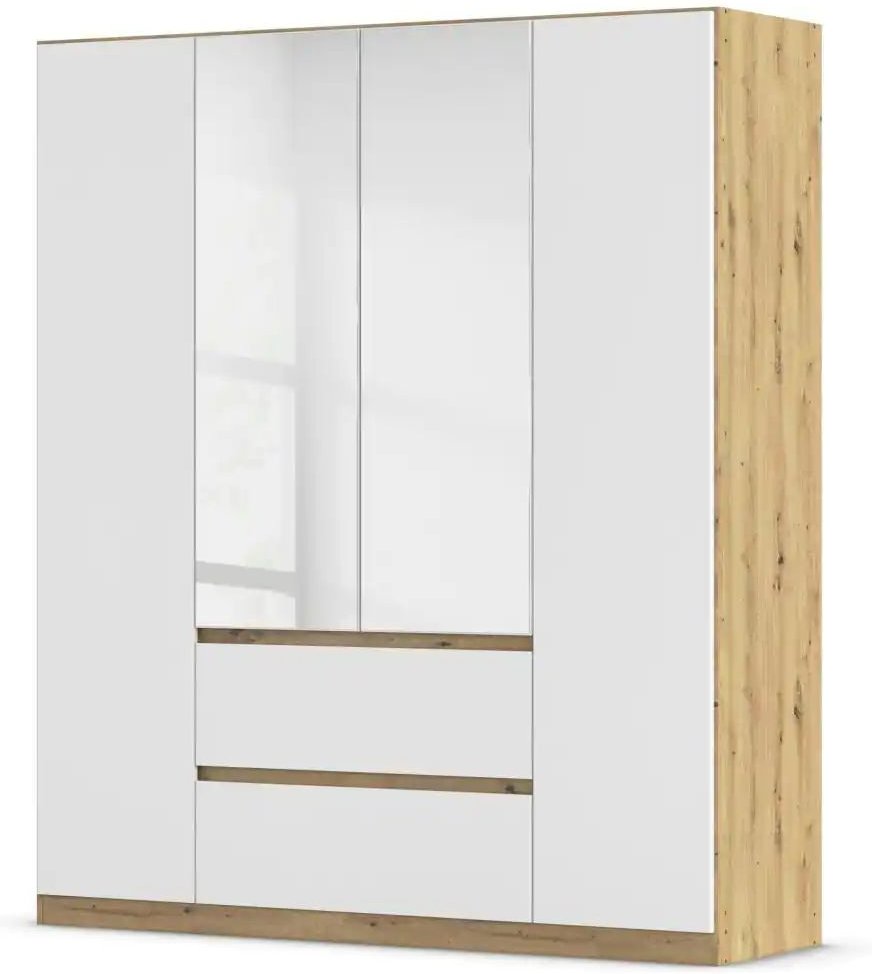 Drehtürenschrank Wigan ¦ braun ¦ Maße (cm): B: 181 H: 210 Schränke > Kleiderschränke > Drehtürenschränke - Höffner