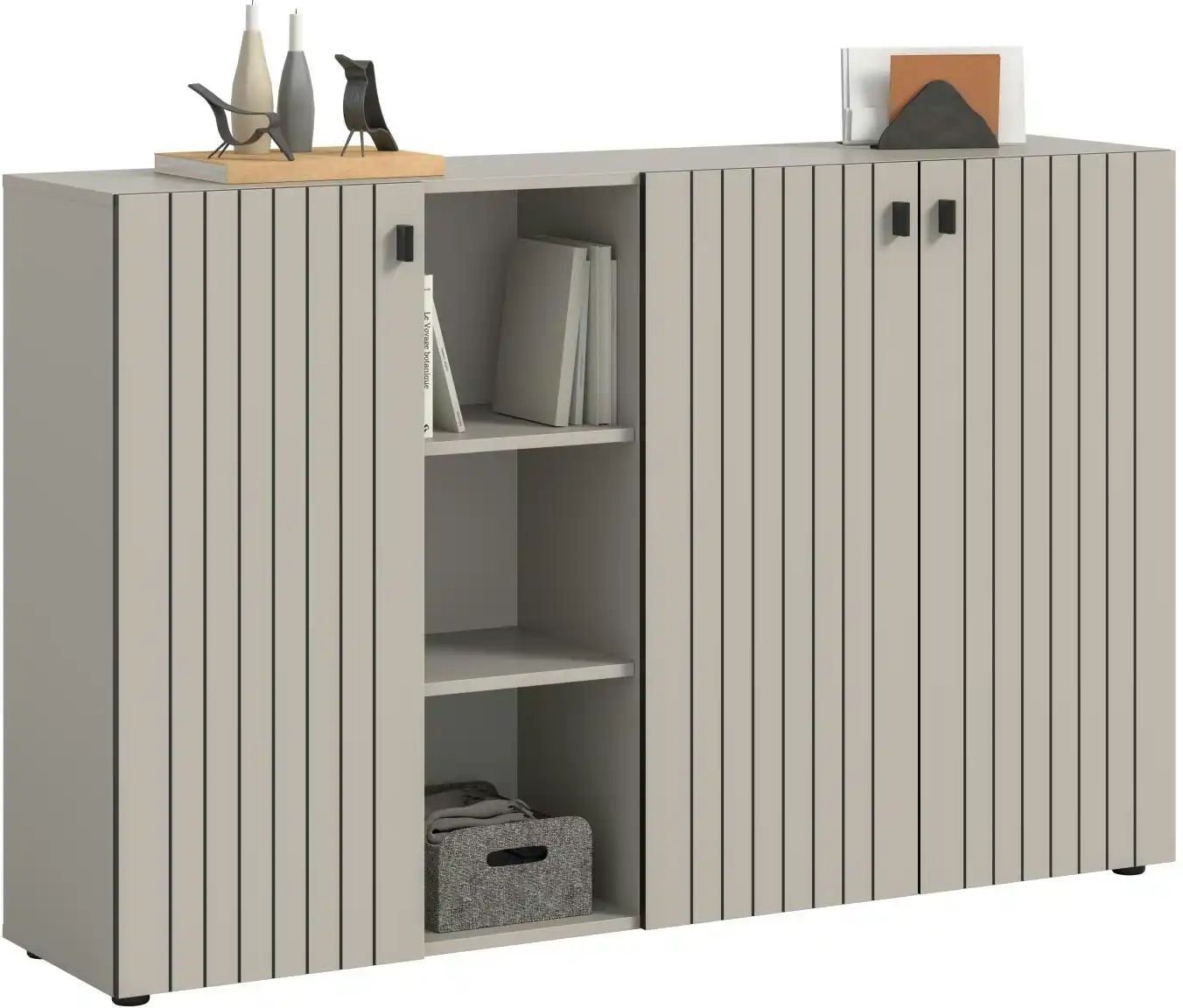 Schuhkommode ¦ creme ¦ Maße (cm): B: 150 H: 96 Garderoben & Kleiderstangen > Garderoben Schuhschränke - Höffner