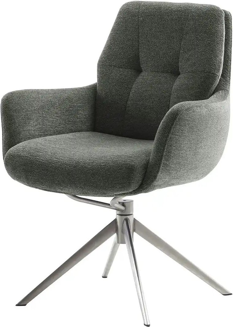 Esszimmerstuhl drehbar Eno ¦ grün ¦ Maße (cm): B: 66 H: 90 T: 69.0 Stühle > Esszimmerstühle > Esszimmerstühle mit Armleh...