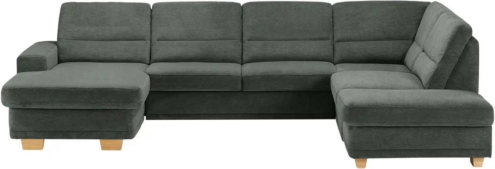 meinSofa Wohnlandschaft aus Mikrofaser Marc ¦ grau ¦ Maße (cm): B: 311 H: 85 T: 234.0 Polstermöbel > Sofas > Wohnlandsch...
