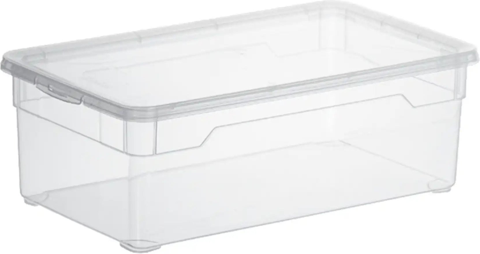 Rotho Aufbewahrungsbox CLEAR ¦ transparent/klar ¦ Kunststoff ¦ Maße (cm): B: 19 H: 11 Aufbewahrung > Aufbewahrungsboxen...