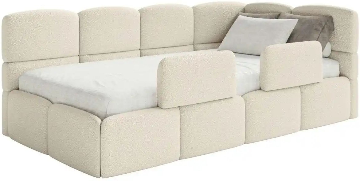 Selsey Polsterliege mit Rausfallschutz Cloudy ¦ beige ¦ Maße (cm): B: 220 H: 88 Kindermöbel > Kinderbetten - Höffner