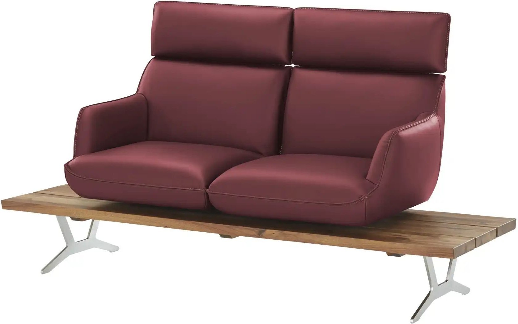 KOINOR Funktionsbank Merlin ¦ rot ¦ Maße (cm): B: 190 H: 114 T: 78.0 Bänke > Einzelbänke - Höffner