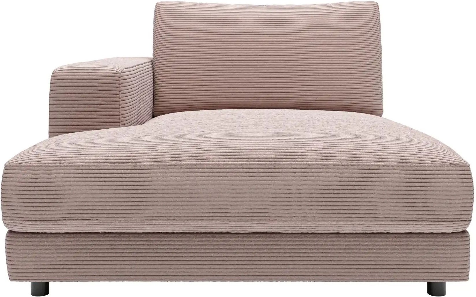 Thumbnail - Jette Home Element Ottomane links in Cord Sila ¦ rosa/pink ¦ Maße (cm): B: 125 H: 85 T: 170.0 Polstermöbel > Sofas > Mod...