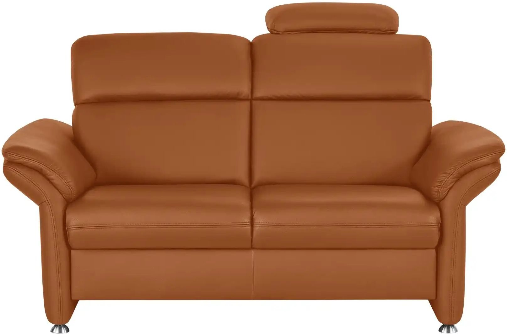 meinSofa Einzelsofa Leder Manon ¦ orange ¦ Maße (cm): B: 170 H: 94 T: 92.0 Polstermöbel > Sofas > 2-Sitzer - Höffner