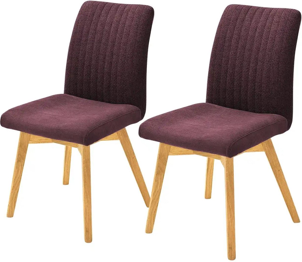 Woodford 2er Set Polsterstuhl im 2er Set Menda ¦ rot ¦ Maße (cm): B: 47 H: 88 T: 69.0 Stühle > Küchenstühle > Polster Kü...