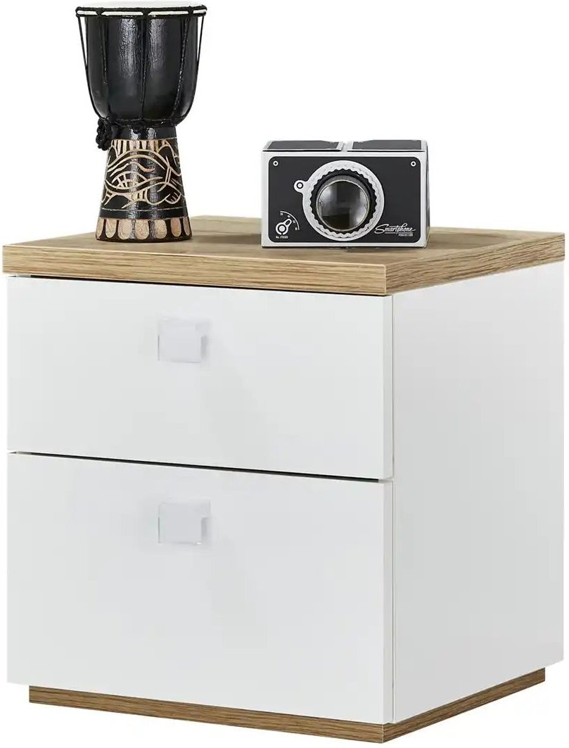 Nachtkommode Bente ¦ weiß ¦ Maße (cm): B: 45 H: 48 T: 40.0 Tische > Nachttische - Höffner