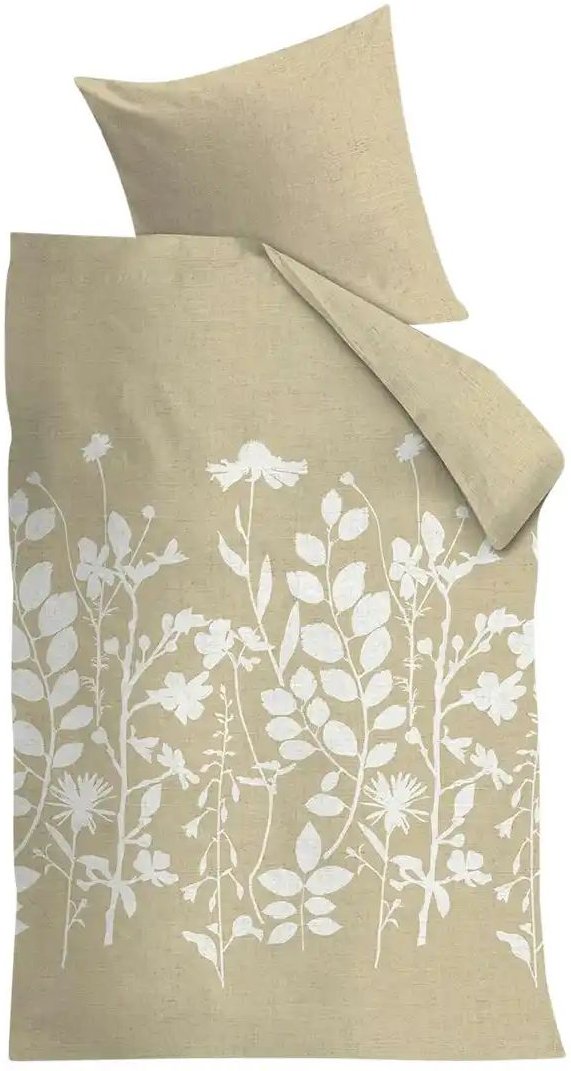 Beddinghouse Baumwoll-Bettwäsche Plant ¦ beige ¦ Maße (cm): B: 135 Bettwaren > Bettwäsche > Bettwäsche ganzjährig - Höf...