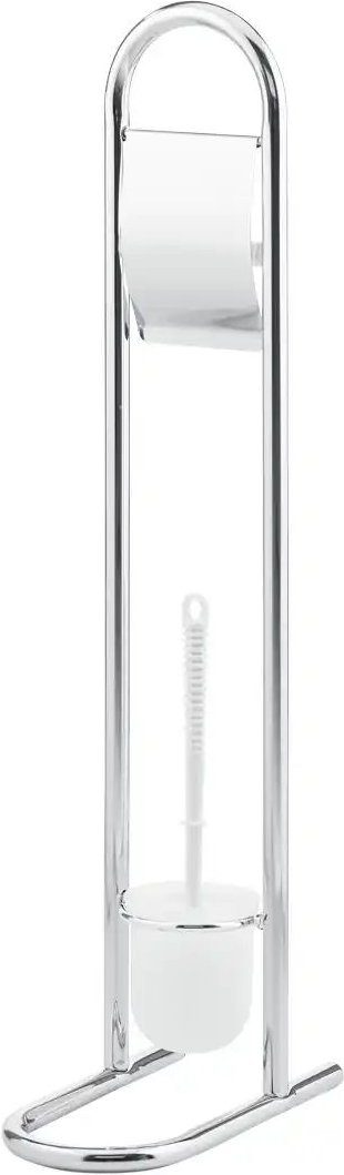 KHG Stand WC Garnitur ¦ silber ¦ Edelstahl ¦ Maße (cm): B: 28 H: 80 Badzubehör - Höffner