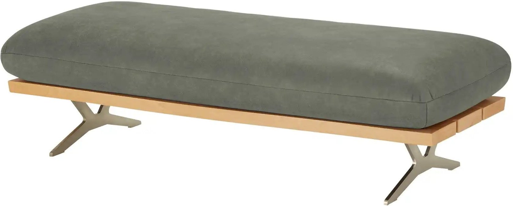 KOINOR Hockerbank  Marilyn ¦ grau ¦ Maße (cm): B: 150 H: 45 T: 60.0 Polstermöbel > Hocker - Höffner