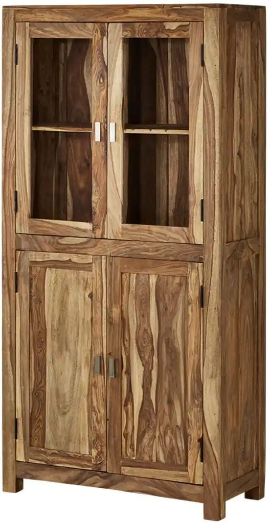 Woodford Vitrine Palu ¦ holzfarben ¦ Maße (cm): B: 90 H: 180 T: 41.0 Schränke > Vitrinen - Höffner