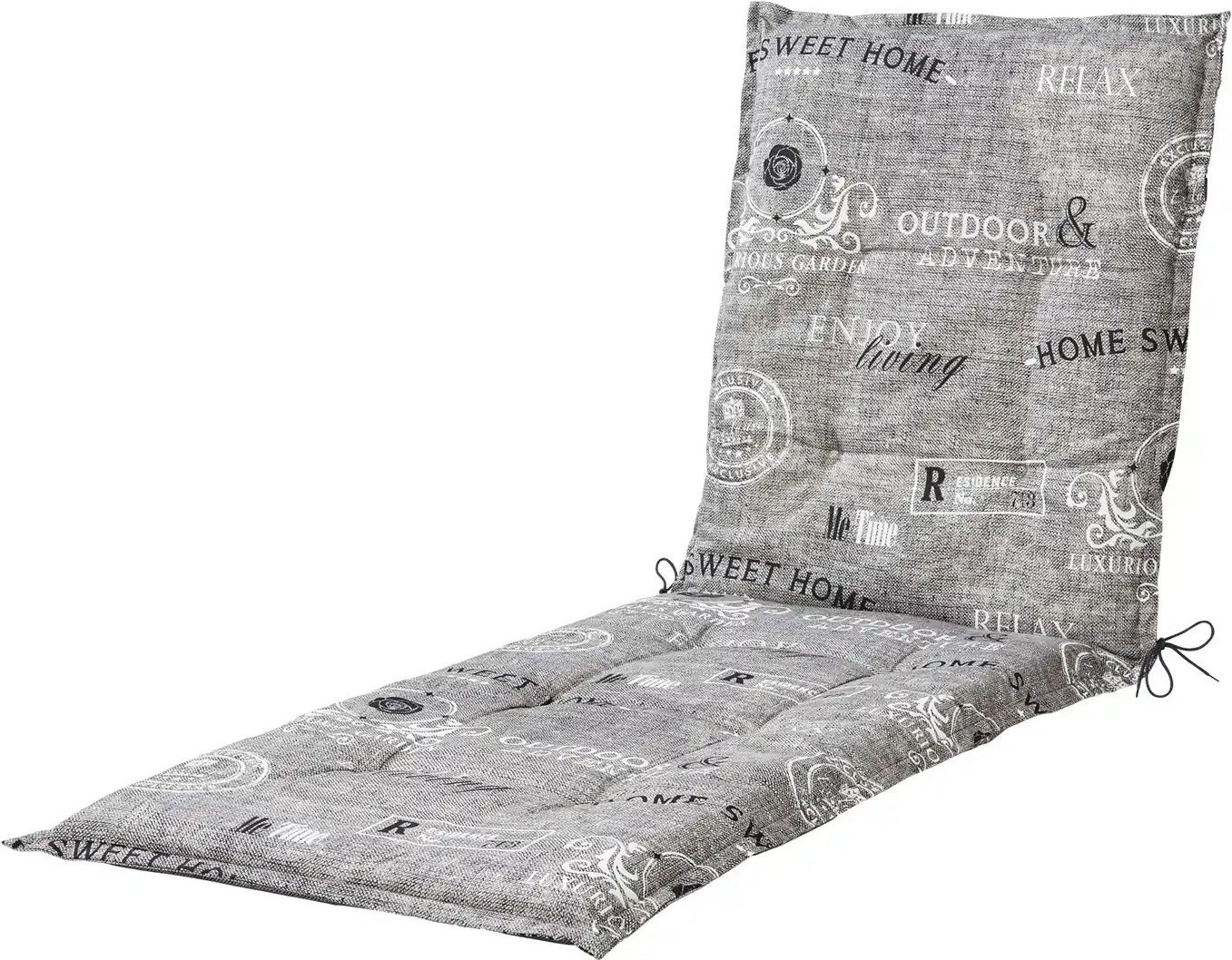 GO-DE Gartenmöbel-Auflage Enjoy ¦ grau ¦ Maße (cm): B: 60 H: 6 Garten > Auflagen & Kissen > Gartenliegen-Auflagen - Höf...