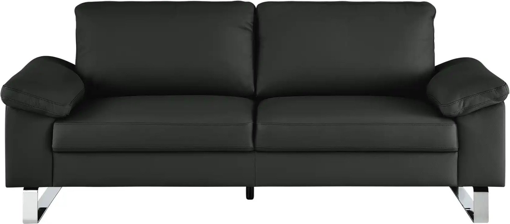 Max Schelling Ledersofa aus Echtleder Maximum ¦ schwarz ¦ Maße (cm): B: 184 H: 86 T: 97.0 Polstermöbel > Sofas > 2-Sitze...