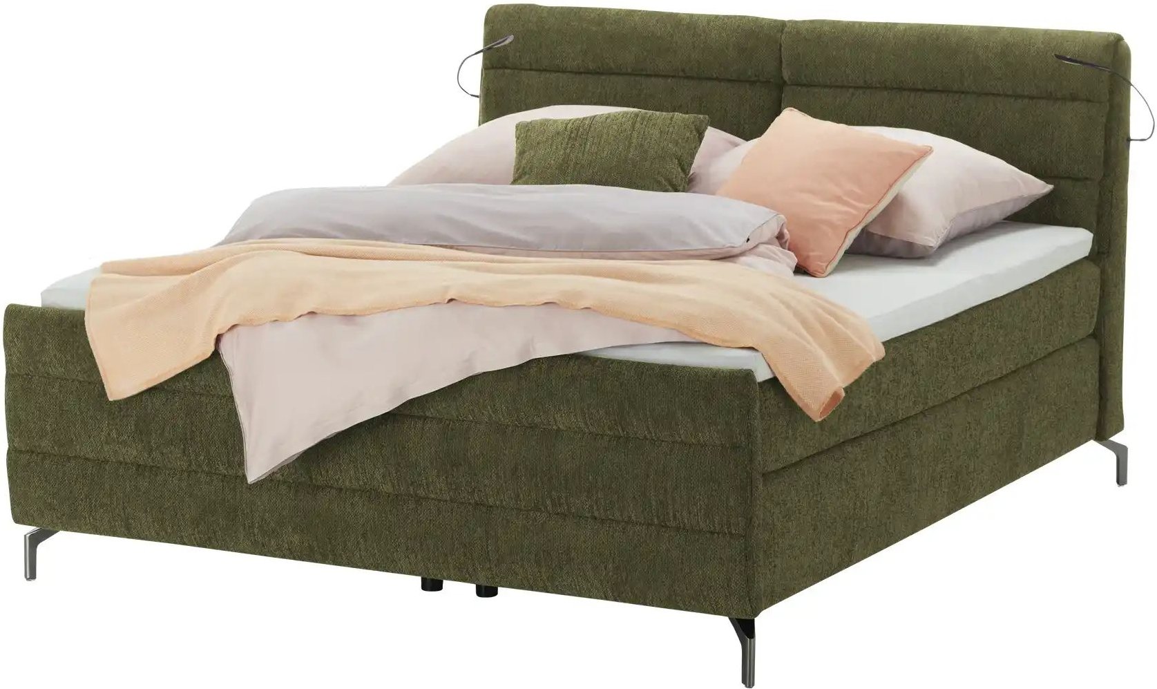 pop Boxspringbett Maranello ¦ grün ¦ Maße (cm): B: 188 H: 116 Betten > Boxspringbetten - Höffner