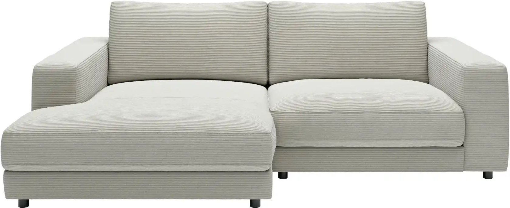 Jette Home Ecksofa in Cord Sila ¦ grau ¦ Maße (cm): B: 250 H: 85 T: 170.0 Polstermöbel > Sofas > Ecksofas - Höffner