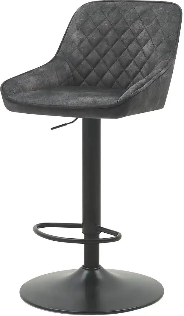Barstuhl Alfonso ¦ grau ¦ Maße (cm): B: 52,5 H: 105 T: 48.5 Polstermöbel > Hocker > Barhocker - Höffner