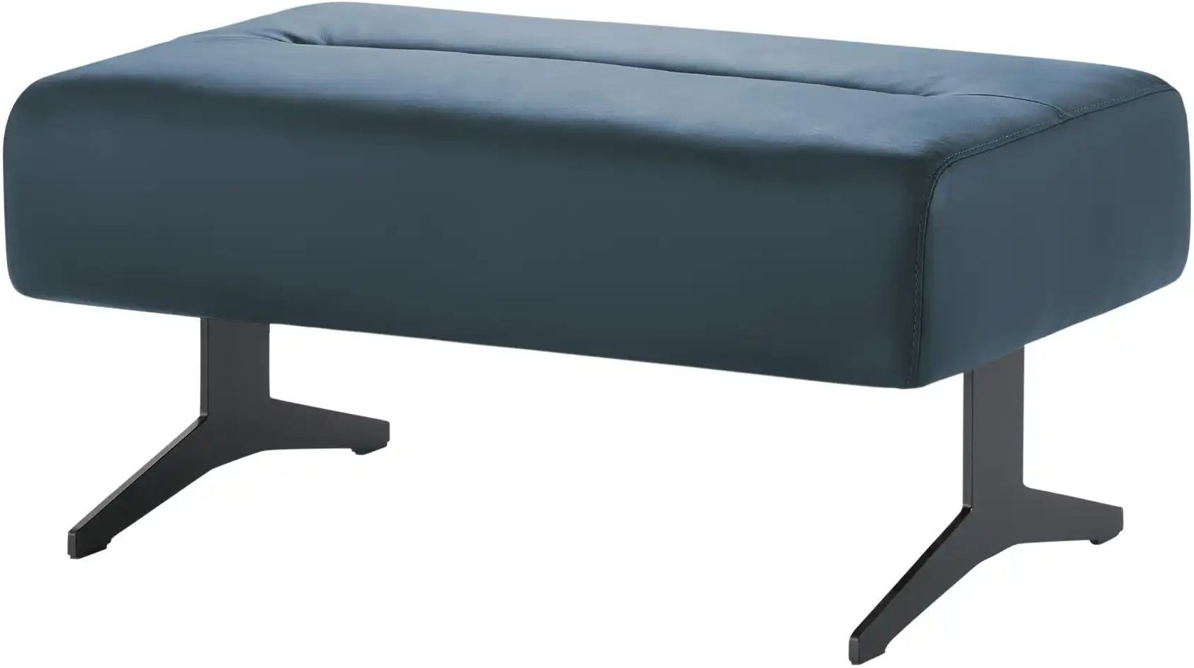 Stressless Hocker aus Leder  Stella ¦ blau ¦ Maße (cm): B: 90 H: 44 T: 57.0 Polstermöbel > Hocker - Höffner
