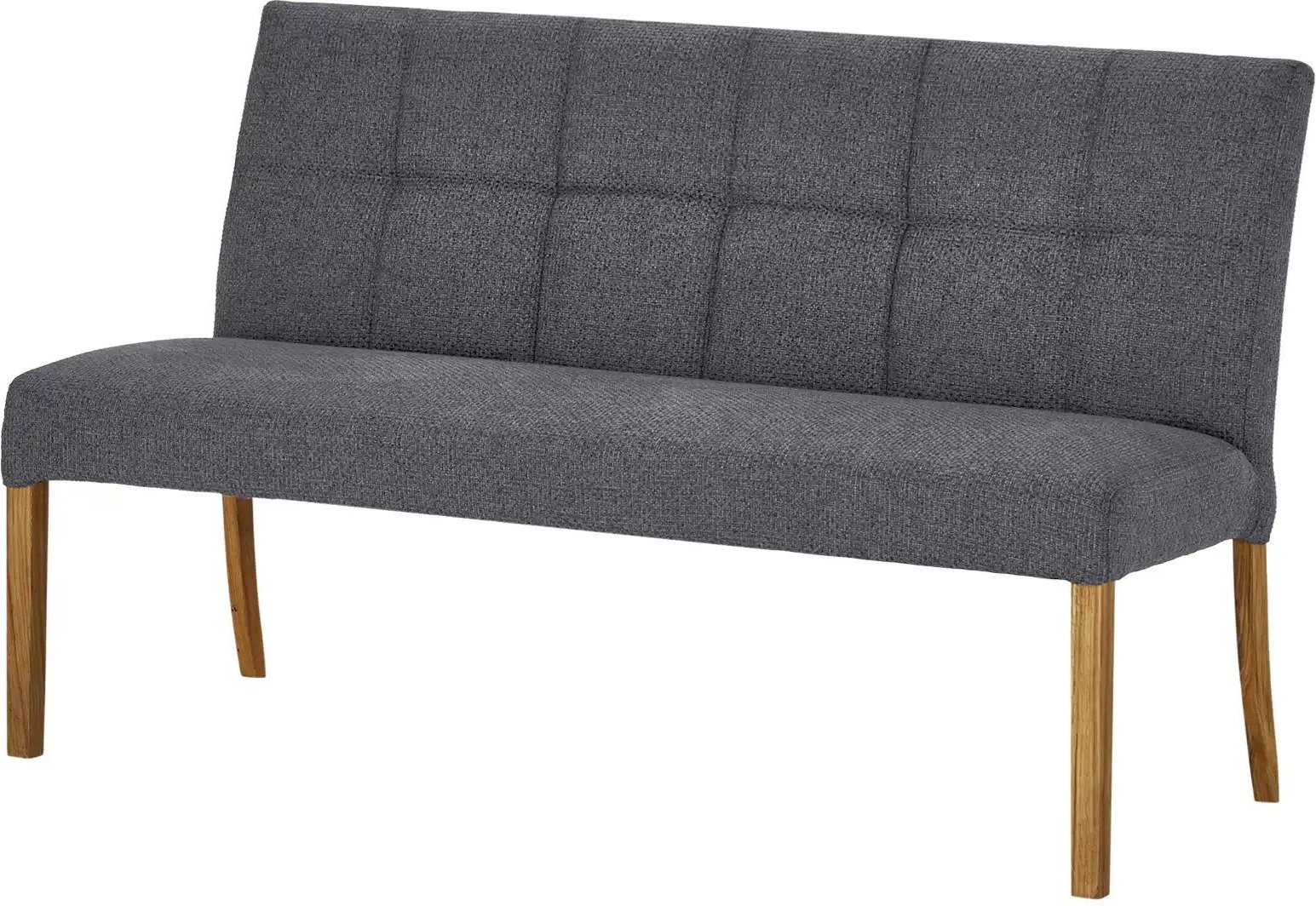 Woodford Esszimmerbank mit Steppung Mako ¦ grau ¦ Maße (cm): B: 150 H: 89 T: 64.0 Bänke > Einzelbänke - Höffner