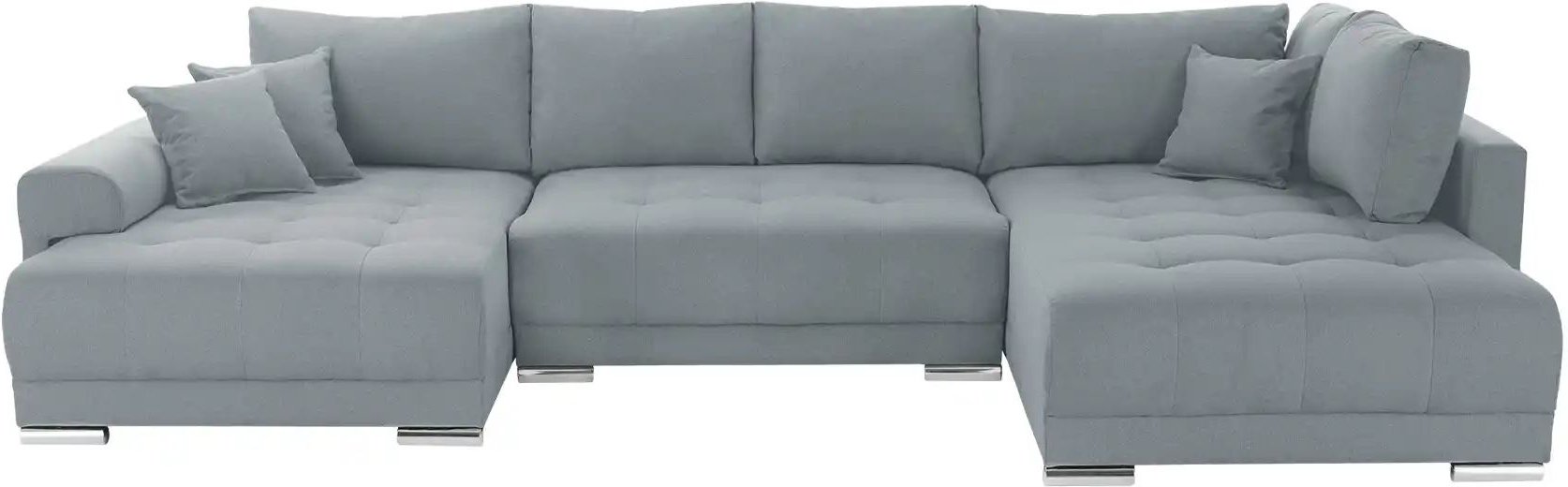 Wohnlandschaft mit Schlaffunktion Lemie ¦ grau ¦ Maße (cm): B: 356 H: 85 T: 218.0 Polstermöbel > Sofas > Wohnlandschafte...