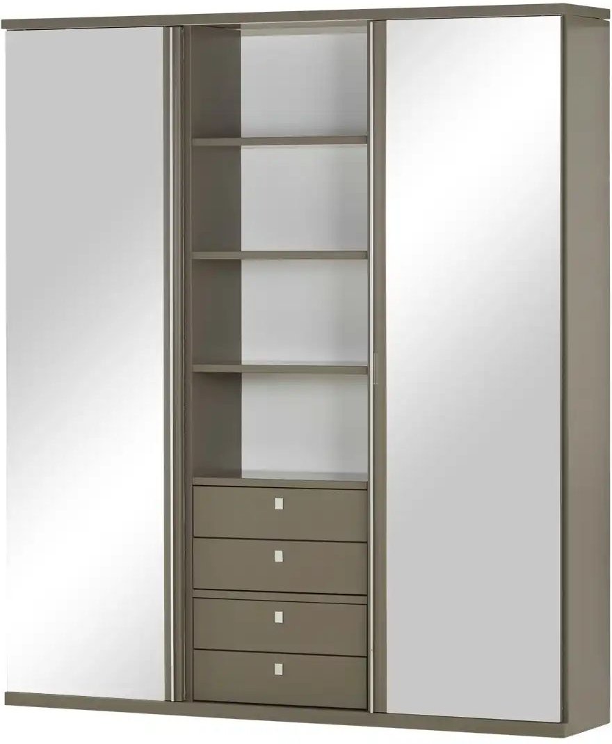 Thumbnail - medium Kompaktgarderobe Gammon ¦ braun ¦ Maße (cm): B: 192 H: 219 T: 39.6 Garderoben & Kleiderstangen > Garderoben - ...