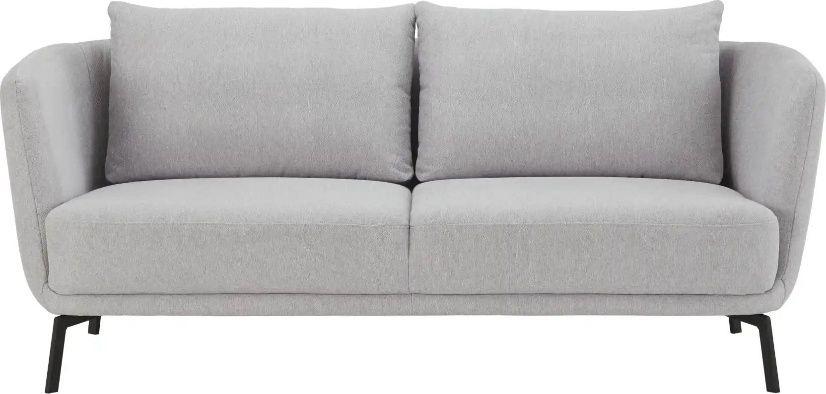 SCHÖNER WOHNEN Kollektion Einzelsofa Pearl ¦ grau ¦ Maße (cm): B: 190 H: 71 T: 91.0 Polstermöbel > Sofas > 2-Sitzer - H...