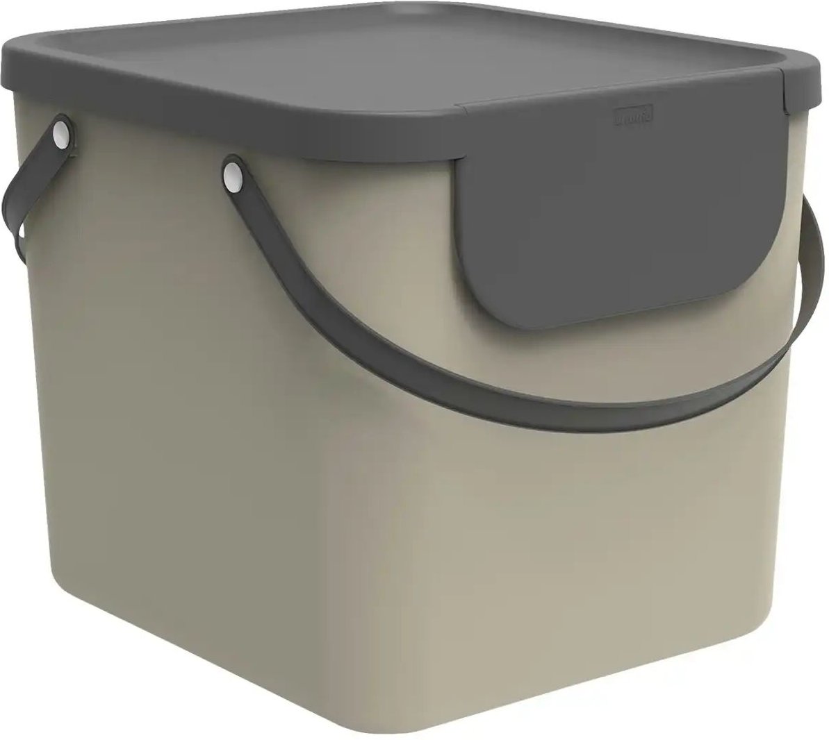 Rotho Müllsystem Albula ¦ braun ¦ Kunststoff ¦ Maße (cm): B: 39,8 H: 35,8 T: 33.9 Küchenzubehör & Helfer > Abfallbehält...