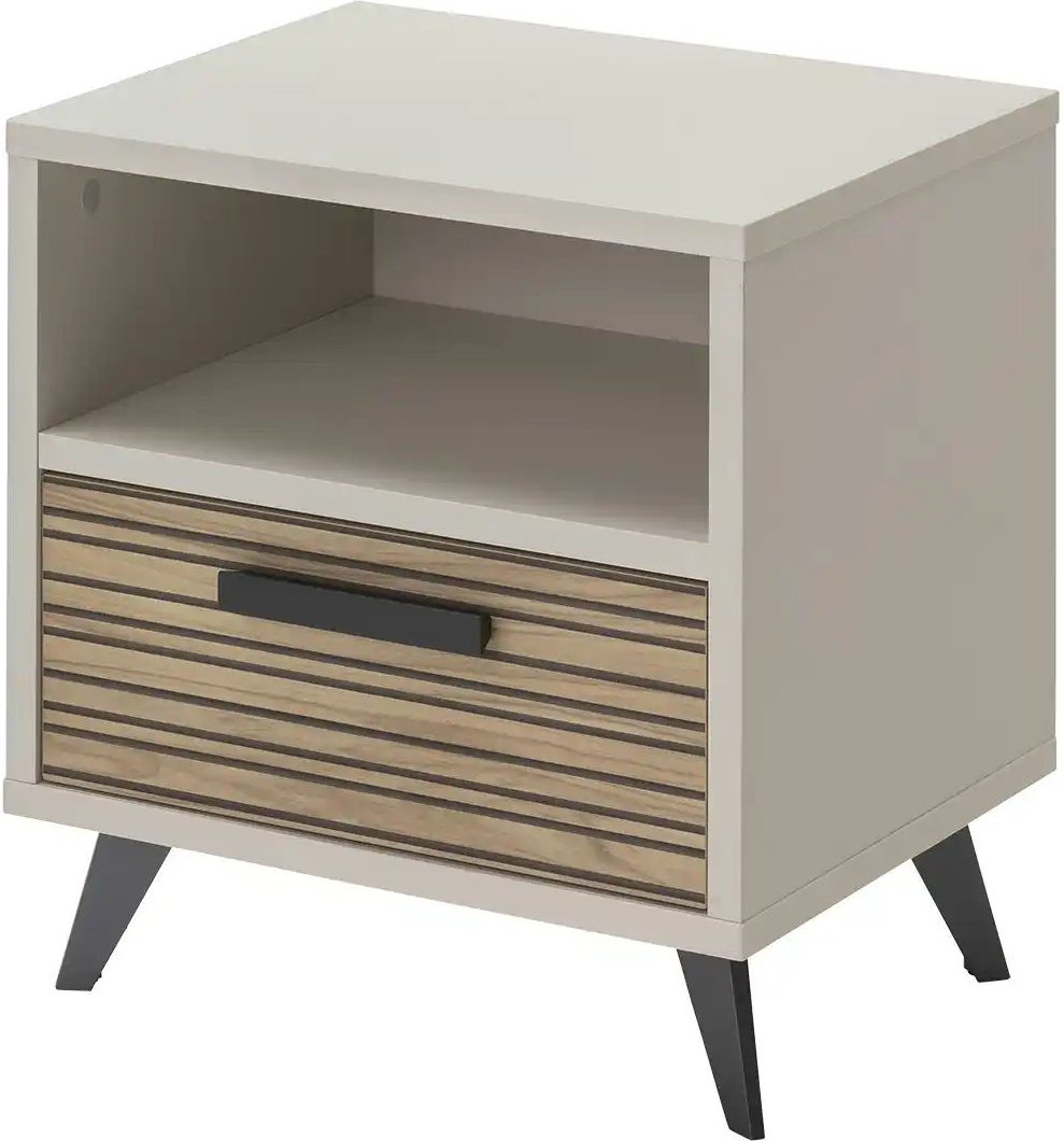 Nachtkommode Bjarne ¦ beige ¦ Maße (cm): B: 50,4 H: 55,5 T: 40.5 Tische > Nachttische - Höffner