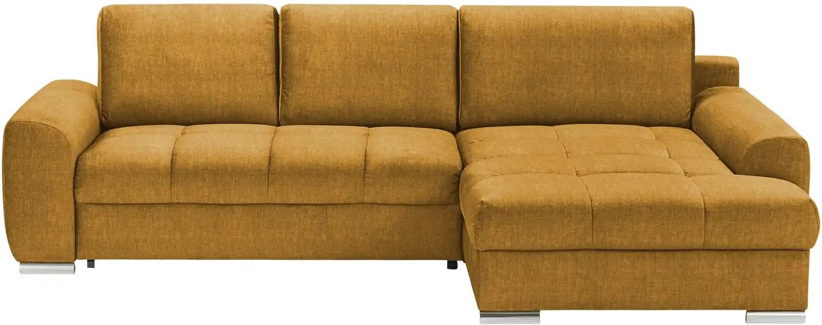 bobb Ecksofa mit Schlaffunktion Soumia ¦ gelb ¦ Maße (cm): B: 283 H: 90 T: 181.0 Polstermöbel > Sofas > Ecksofas - Höffn...