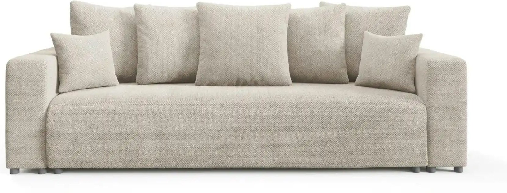 Schlafsofa mit Bettkasten Evora ¦ beige ¦ Maße (cm): B: 247 H: 88 Polstermöbel > Sofas > Einzelsofas - Höffner
