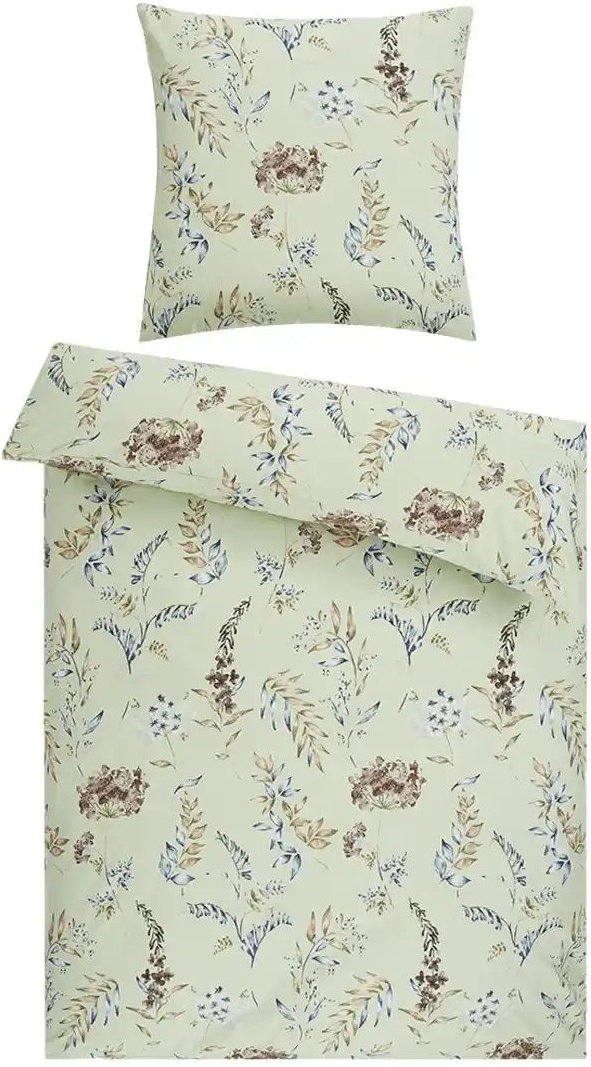 Como Green Mako-Satin Bettwäsche ¦ grün ¦ Maße (cm): B: 135 Bettwaren > Bettwäsche > Bettwäsche ganzjährig - Höffner