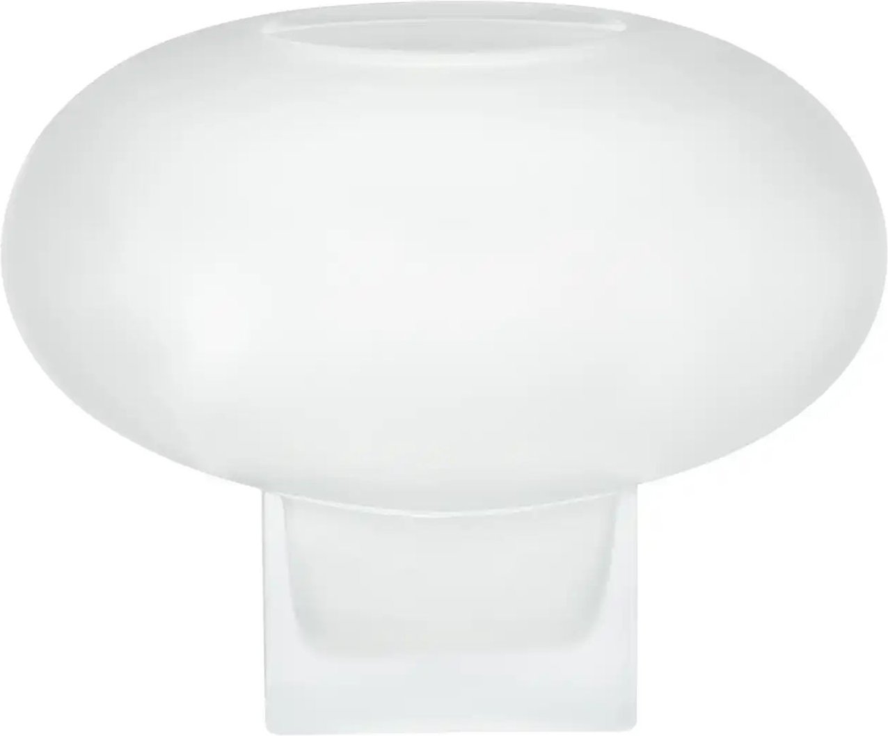 HOME STORY Vase ¦ weiß ¦ Glas ¦ Maße (cm): H: 18 Ø: 23.5 Accessoires > Vasen - Höffner