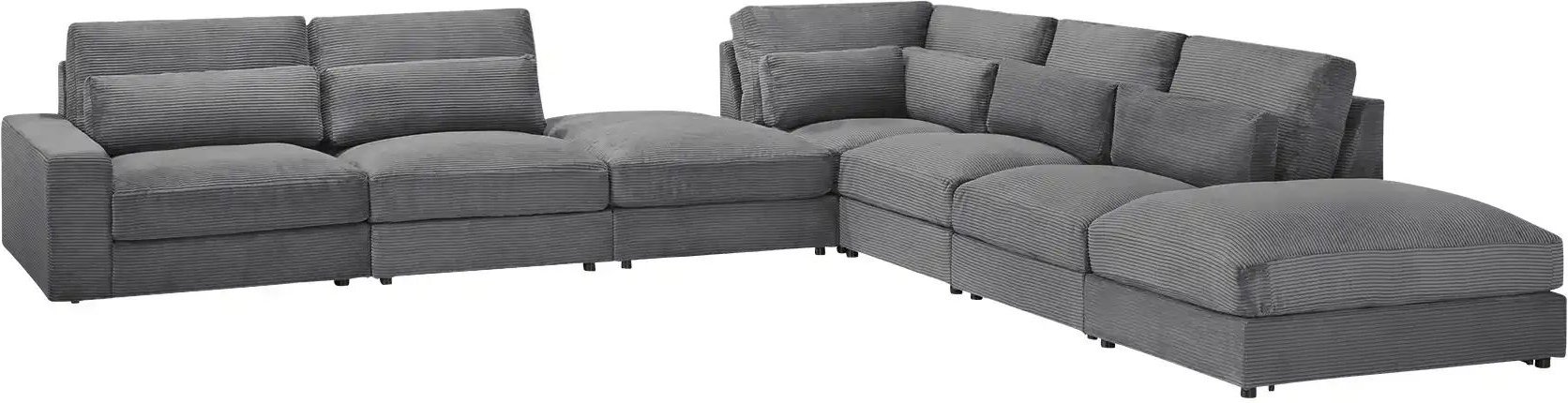 Ecksofa Branna ¦ grau ¦ Maße (cm): B: 412 H: 88 T: 386.0 Polstermöbel > Sofas > Modulsofas - Höffner