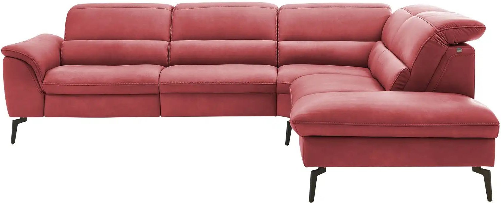 Thumbnail - Hukla Ecksofa Luisa ¦ rot ¦ Maße (cm): B: 298 H: 106 T: 258.0 Polstermöbel > Sofas > Ecksofas - Höffner