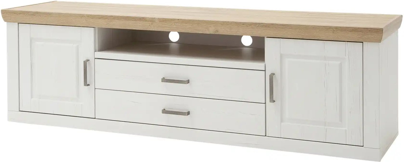 maison bleue TV-Element Xanten ¦ weiß ¦ Maße (cm): B: 198 H: 63 T: 52.0 Kommoden & Sideboards > Lowboards - Höffner