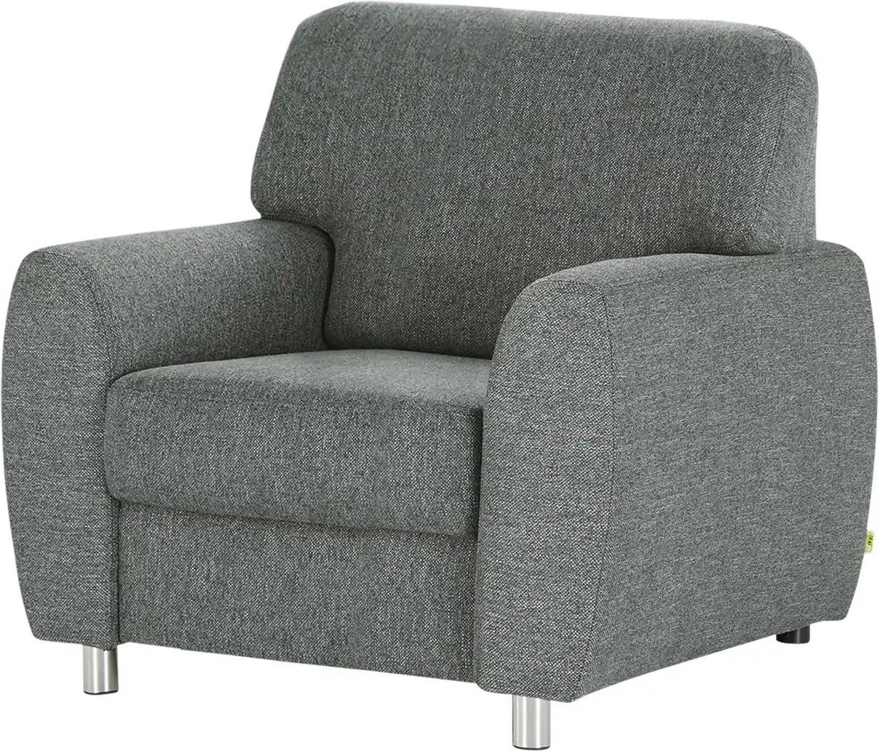 Thumbnail - smart Sessel Valencia ¦ grau ¦ Maße (cm): B: 96 H: 90 T: 93.0 Polstermöbel > Sessel > Relaxsessel - Höffner