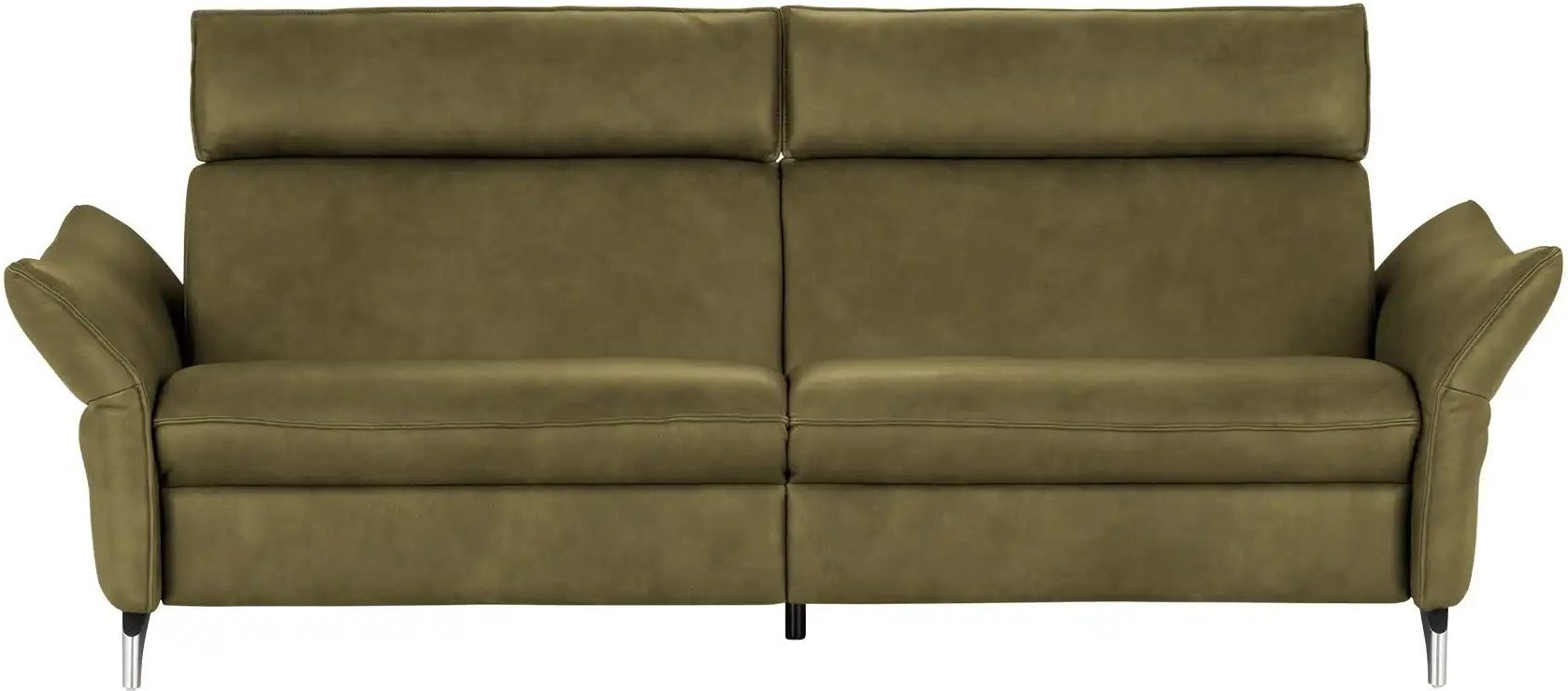Thumbnail - himolla Einzelsofa aus Echtleder 1926 ¦ grün ¦ Maße (cm): B: 224 H: 94 T: 95.0 Polstermöbel > Sofas > 3-Sitzer - Höffner
